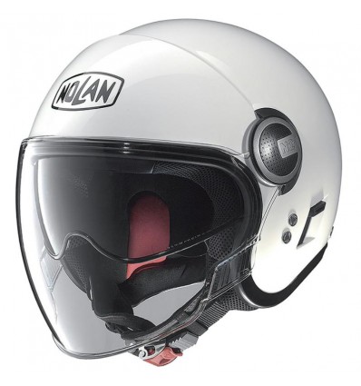 Casco Nolan N21 Visor Classic monocolore bianco Casco Nolan N21 Visor Classic monocolore bianco