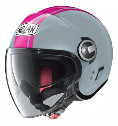 Casco Nolan N21 Visor Classic Dolcevita bianco zefiro e fucsia