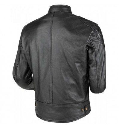 Giacca da moto in pelle Moore Race 2 nera Giacca da moto in pelle Moore Race 2 nera