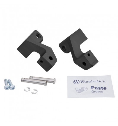 Kit abbassamento Wunderlich per pedane passeggero su BMW R1300 GS Kit abbassamento Wunderlich per pedane passeggero su BMW R1300 GS
