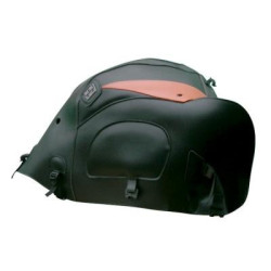 Copriserbatoio Bagster per Honda XL 1000 V Varadero 99-11 in similpelle nero e triangolo zucca