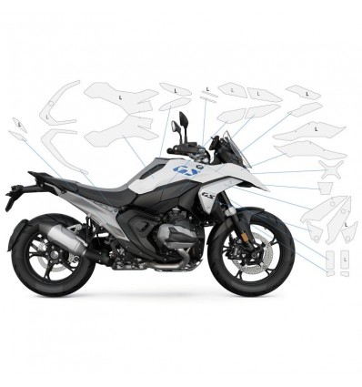Set completo pellicole protettive Wunderlich per BMW R1300 GS Set completo pellicole protettive Wunderlich per BMW R1300 GS