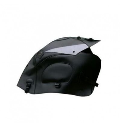 Copriserbatoio Bagster per Honda XL 1000 V Varadero 99-11 in similpelle nero e triangolo deco antracite