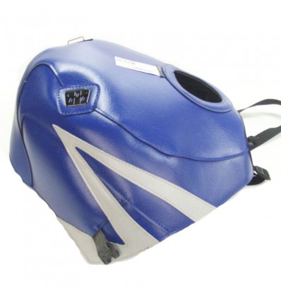 Copriserbatoio Bagster per Kawasaki ZZR 1100 90-92 in similpelle blu e grigio chiaro Copriserbatoio Bagster per Kawasaki ZZR 1100 90-92 in similpelle blu e grigio chiaro