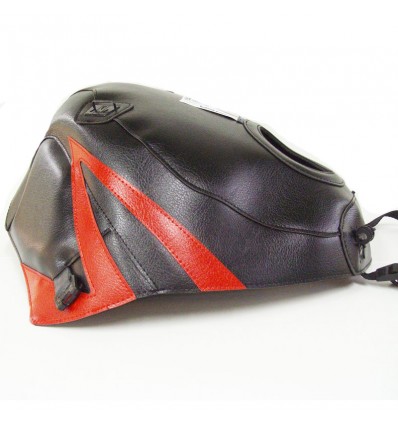 Copriserbatoio Bagster per Kawasaki ZZR 1100 90-92 in similpelle nero e rosso Copriserbatoio Bagster per Kawasaki ZZR 1100 90-92 in similpelle nero e rosso