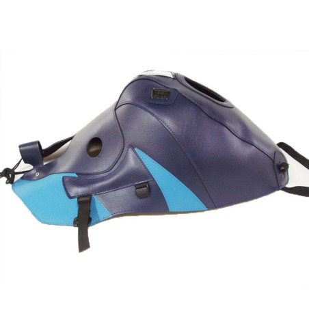 Copriserbatoio Bagster per Kawasaki ZZR 1100 93-01 in similpelle blu e azzurro Copriserbatoio Bagster per Kawasaki ZZR 1100 93-01 in similpelle blu e azzurro