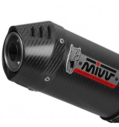 Terminale Mivv Oval carbonio per Benelli TRK 702 e 702X Terminale Mivv Oval carbonio per Benelli TRK 702 e 702X