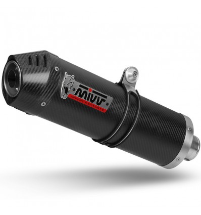 Terminale Mivv Oval carbonio per Benelli TRK 702 e 702X