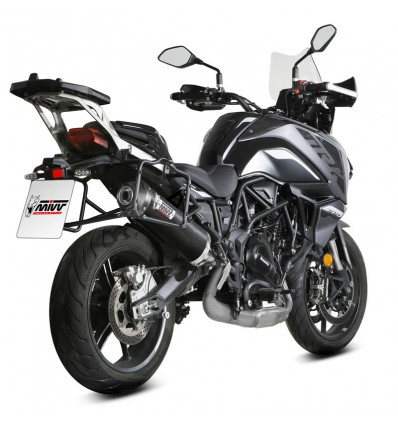 Terminale Mivv Oval carbonio per Benelli TRK 702 e 702X Terminale Mivv Oval carbonio per Benelli TRK 702 e 702X