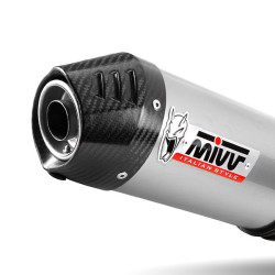 Terminale Mivv Oval Inox per Benelli TRK 702 e 702X Terminale Mivv Oval Inox per Benelli TRK 702 e 702X