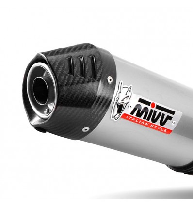 Terminale Mivv Oval Inox per Benelli TRK 702 e 702X Terminale Mivv Oval Inox per Benelli TRK 702 e 702X