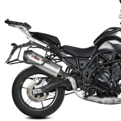 Terminale Mivv Oval Inox per Benelli TRK 702 e 702X Terminale Mivv Oval Inox per Benelli TRK 702 e 702X