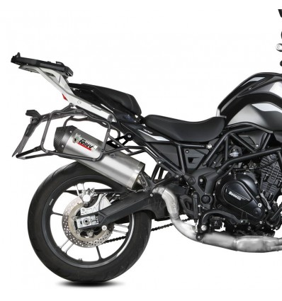 Terminale Mivv Oval Inox per Benelli TRK 702 e 702X Terminale Mivv Oval Inox per Benelli TRK 702 e 702X