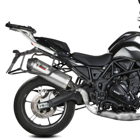 Terminale Mivv Oval Inox per Benelli TRK 702 e 702X Terminale Mivv Oval Inox per Benelli TRK 702 e 702X