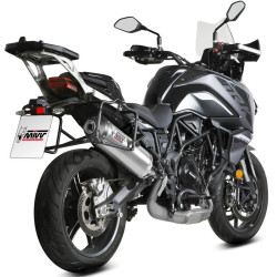 Terminale Mivv Oval Inox per Benelli TRK 702 e 702X Terminale Mivv Oval Inox per Benelli TRK 702 e 702X