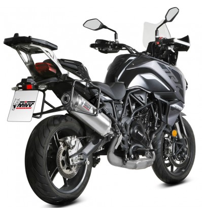 Terminale Mivv Oval Inox per Benelli TRK 702 e 702X Terminale Mivv Oval Inox per Benelli TRK 702 e 702X