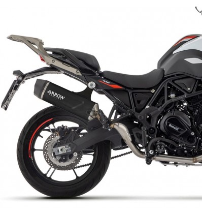 Terminale Arrow Indy Race Titanium Carbon End per Benelli TRK 702 e TRK 702X Terminale Arrow Indy Race Titanium Carbon End per Benelli TRK 702 e TRK 702X