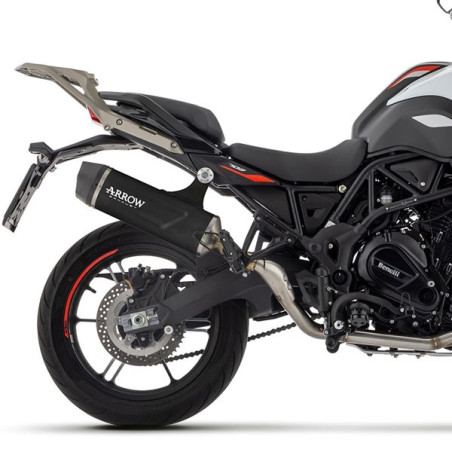 Terminale Arrow Indy Race Titanium Carbon End per Benelli TRK 702 e TRK 702X Terminale Arrow Indy Race Titanium Carbon End per Benelli TRK 702 e TRK 702X