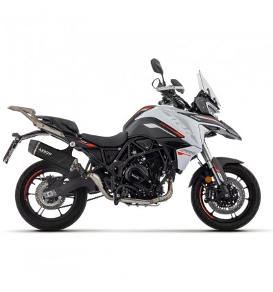 Terminale Arrow Indy Race Titanium Carbon End per Benelli TRK 702 e TRK 702X Terminale Arrow Indy Race Titanium Carbon End per Benelli TRK 702 e TRK 702X