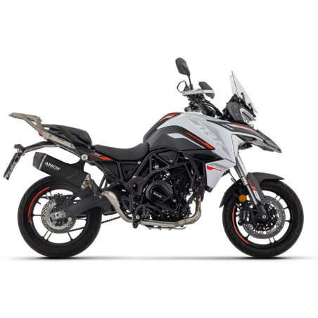 Terminale Arrow Indy Race Titanium Carbon End per Benelli TRK 702 e TRK 702X Terminale Arrow Indy Race Titanium Carbon End per Benelli TRK 702 e TRK 702X