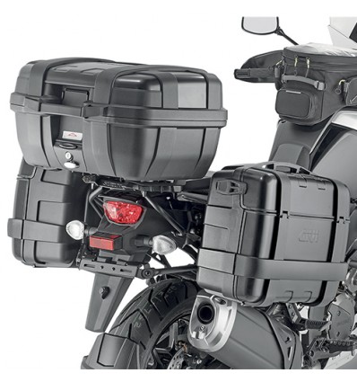 Portavaligie laterale Givi PL ONE-FIT Monokey su Suzuki V-Strom 1050/XT/DE Portavaligie laterale Givi PL ONE-FIT Monokey su Suzuki V-Strom 1050/XT/DE