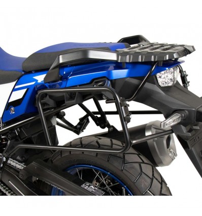 Telai laterali neri Hepco & Becker per Suzuki V-Strom 1050 DE Telai laterali neri Hepco & Becker per Suzuki V-Strom 1050 DE