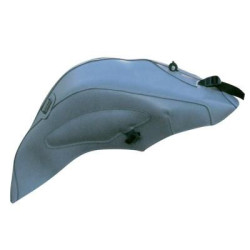 Copriserbatoio Bagster per Kawasaki Z750 07-12 in similpelle grigio