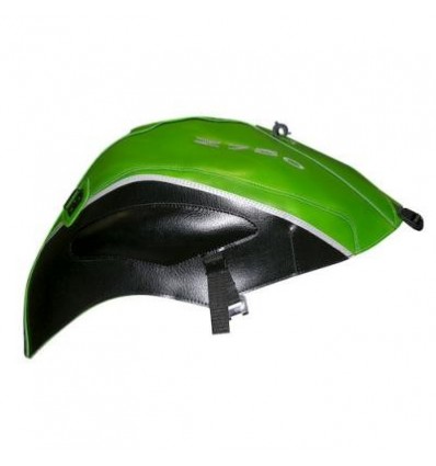 Copriserbatoio Bagster per Kawasaki Z750 07-12 in similpelle verde madreperla e nero Copriserbatoio Bagster per Kawasaki Z750 07-12 in similpelle verde madreperla e nero
