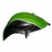 Copriserbatoio Bagster per Kawasaki Z750 07-12 in similpelle verde madreperla e nero