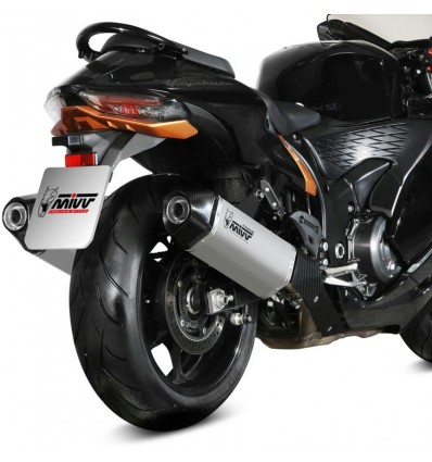Terminale Mivv Speed Edge Titanio per Suzuki GSX 1300R Hayabusa dal 2021 Terminale Mivv Speed Edge Titanio per Suzuki GSX 1300R Hayabusa dal 2021