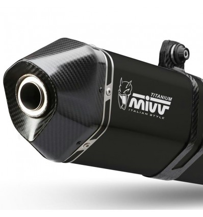 Terminale Mivv Speed Edge Titanio Nero per Suzuki GSX 1300R Hayabusa dal 2021 Terminale Mivv Speed Edge Titanio Nero per Suzuki GSX 1300R Hayabusa dal 2021