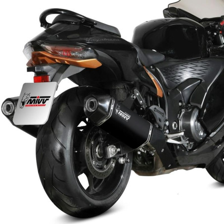 Terminale Mivv Speed Edge Titanio Nero per Suzuki GSX 1300R Hayabusa dal 2021 Terminale Mivv Speed Edge Titanio Nero per Suzuki GSX 1300R Hayabusa dal 2021
