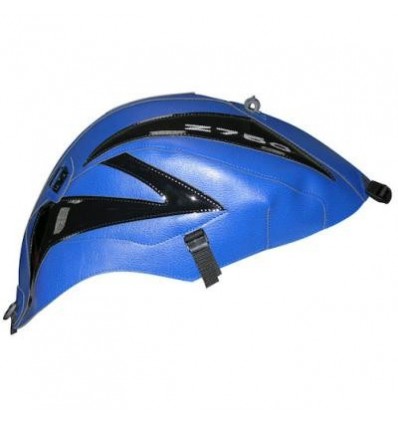 Copriserbatoio Bagster per Kawasaki Z750 07-12 in similpelle blu e nero brillante Copriserbatoio Bagster per Kawasaki Z750 07-12 in similpelle blu e nero brillante