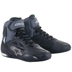 Scarpe da moto Alpinestars Faster 3 Drystar grigie e nere