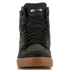 Scarpe da moto Alpinestars J-6 Waterproof in pelle nera gum Scarpe da moto Alpinestars J-6 Waterproof in pelle nera gum
