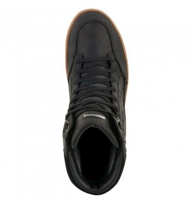 Scarpe da moto Alpinestars J-6 Waterproof in pelle nera gum Scarpe da moto Alpinestars J-6 Waterproof in pelle nera gum