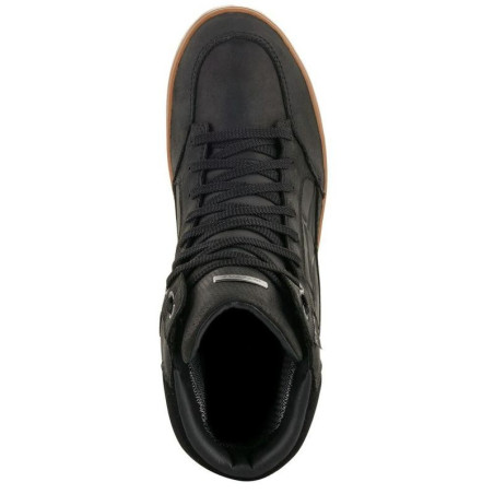 Scarpe da moto Alpinestars J-6 Waterproof in pelle nera gum Scarpe da moto Alpinestars J-6 Waterproof in pelle nera gum