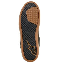 Scarpe da moto Alpinestars J-6 Waterproof in pelle nera gum Scarpe da moto Alpinestars J-6 Waterproof in pelle nera gum