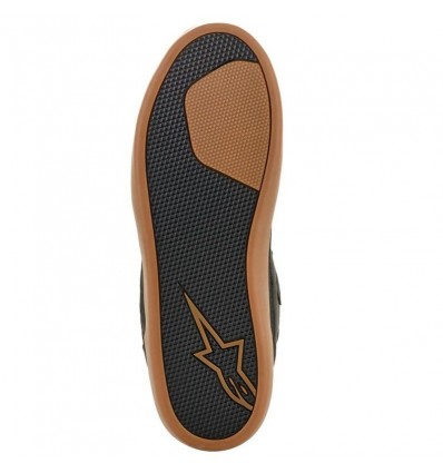 Scarpe da moto Alpinestars J-6 Waterproof in pelle nera gum Scarpe da moto Alpinestars J-6 Waterproof in pelle nera gum