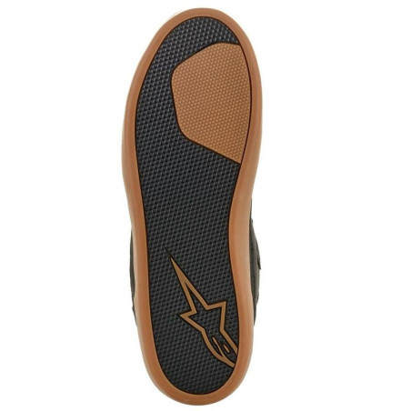 Scarpe da moto Alpinestars J-6 Waterproof in pelle nera gum Scarpe da moto Alpinestars J-6 Waterproof in pelle nera gum