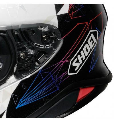 Casco Shoei NXR 2 Origami TC-5 bianco e nero Casco Shoei NXR 2 Origami TC-5 bianco e nero