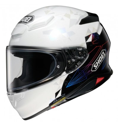 Casco Shoei NXR 2 Origami TC-5 bianco e nero Casco Shoei NXR 2 Origami TC-5 bianco e nero