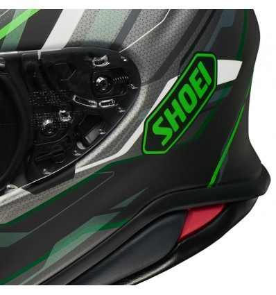 Casco Shoei NXR 2 Capriccio TC-4 nero, grigio e verde opaco Casco Shoei NXR 2 Capriccio TC-4 nero, grigio e verde opaco