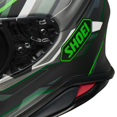 Casco Shoei NXR 2 Capriccio TC-4 nero, grigio e verde opaco Casco Shoei NXR 2 Capriccio TC-4 nero, grigio e verde opaco