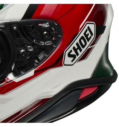 Casco Shoei NXR 2 Capriccio TC-10 bianco, rosso e verde Casco Shoei NXR 2 Capriccio TC-10 bianco, rosso e verde