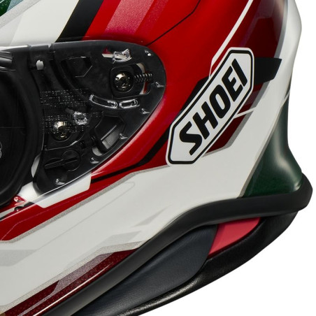 Casco Shoei NXR 2 Capriccio TC-10 bianco, rosso e verde Casco Shoei NXR 2 Capriccio TC-10 bianco, rosso e verde