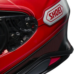 Casco Shoei NXR 2 Sheen TC-1 rosso e nero Casco Shoei NXR 2 Sheen TC-1 rosso e nero