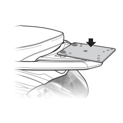 Portapacchi Shad per Piaggio Liberty 50, 125 e 150