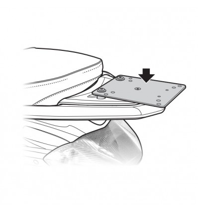 Portapacchi Shad per Piaggio Liberty 50, 125 e 150