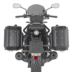 Portavaligie laterale Givi PL ONE-FIT Monokey su Moto Guzzi V7 850 Portavaligie laterale Givi PL ONE-FIT Monokey su Moto Guzzi V7 850